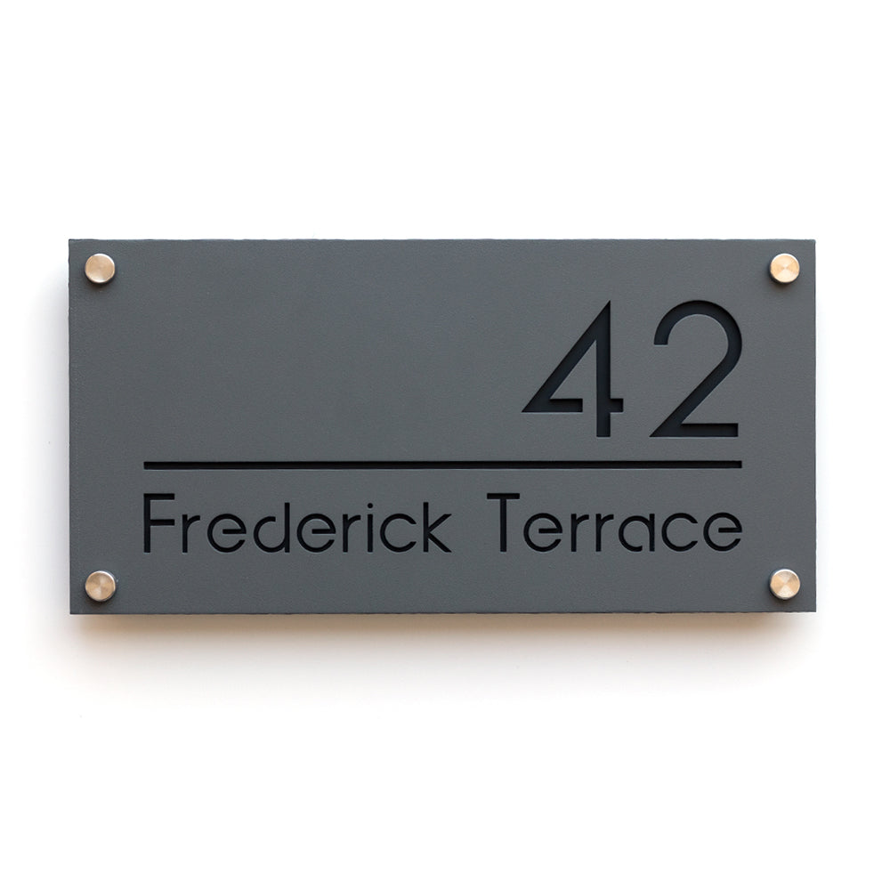 Custom 304 Stainless Steel Address Plaque Sign