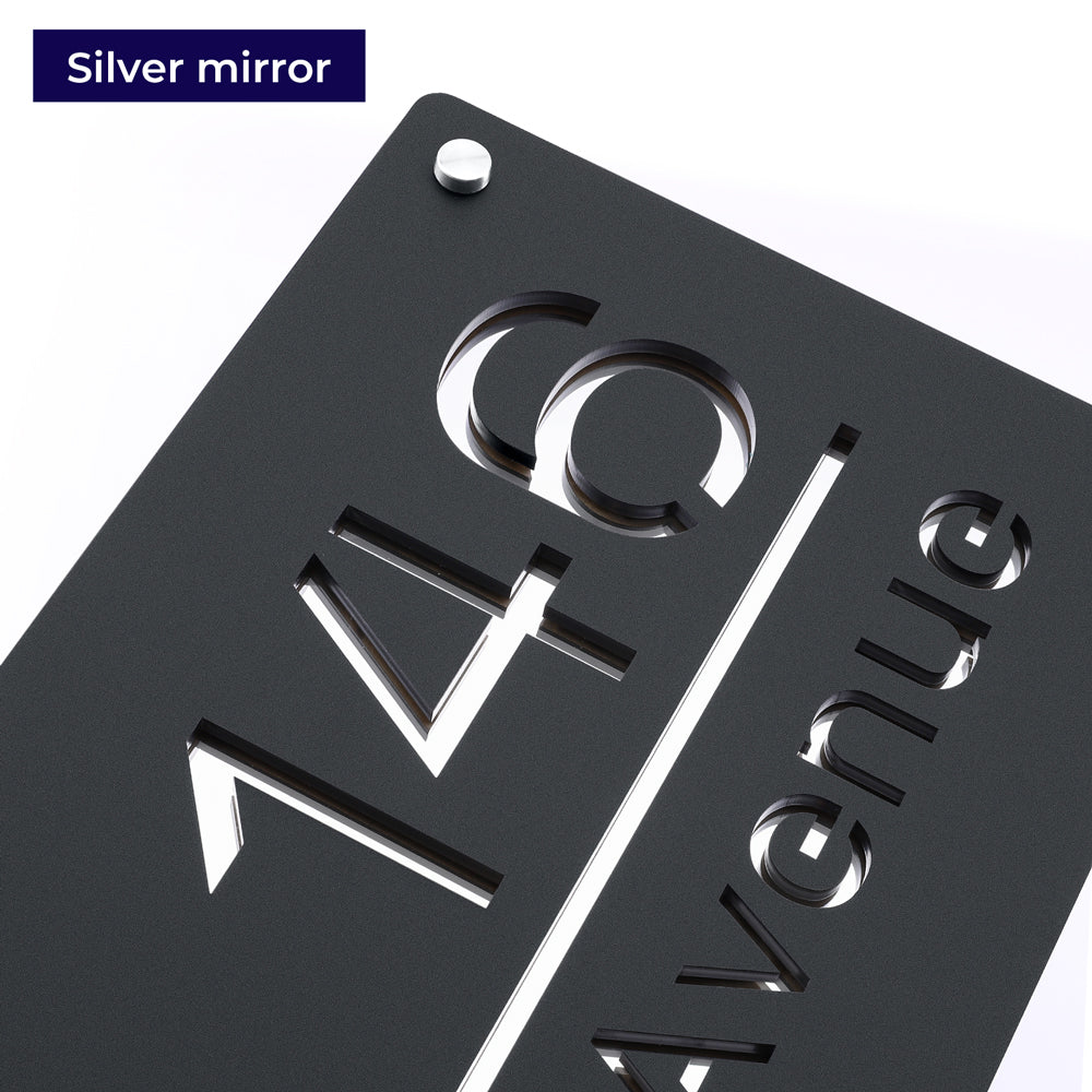 Custom Acrylic Address Sign – Modern House Number Plaque with Premium Finish