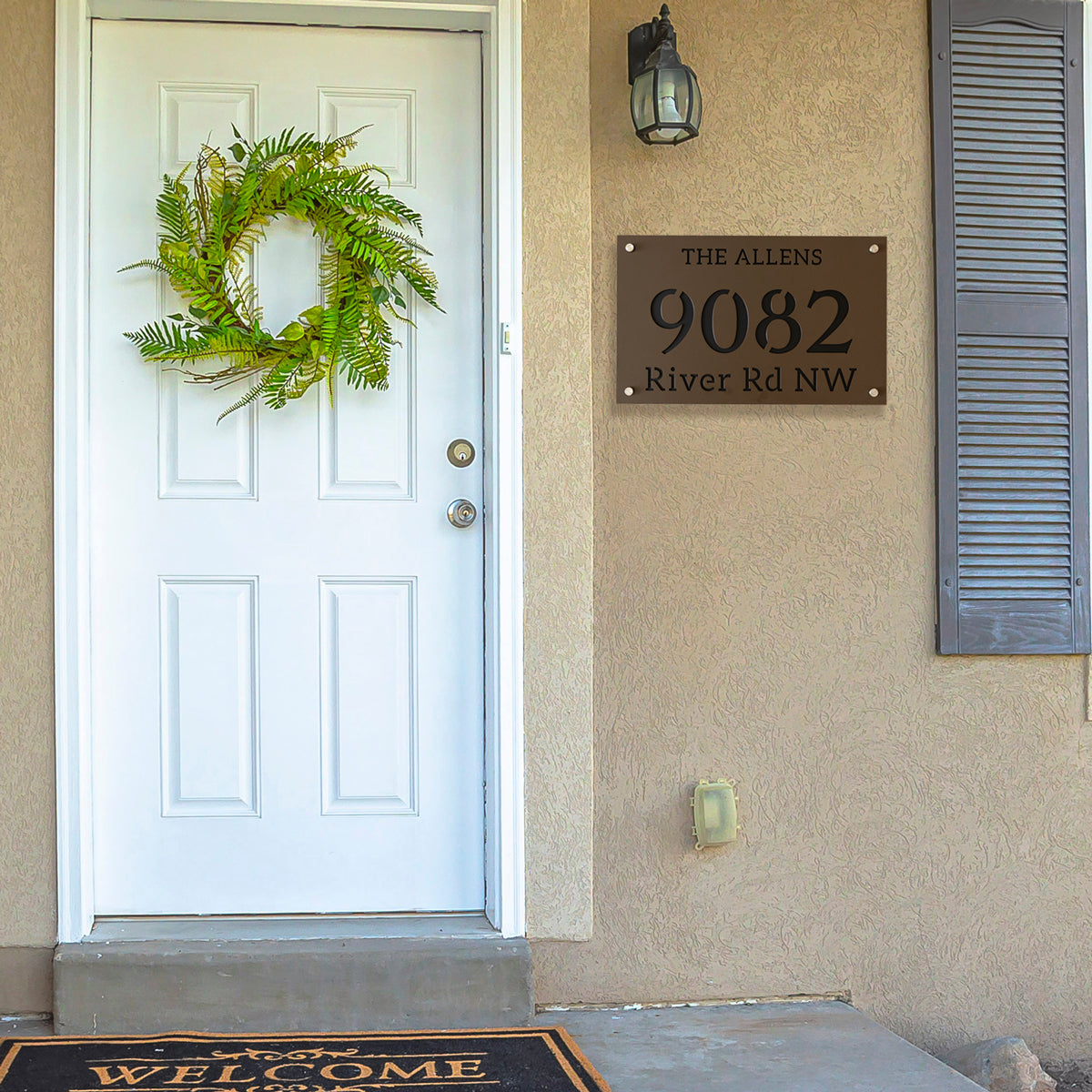 Custom 304 Stainless Steel Address Plaque Sign
