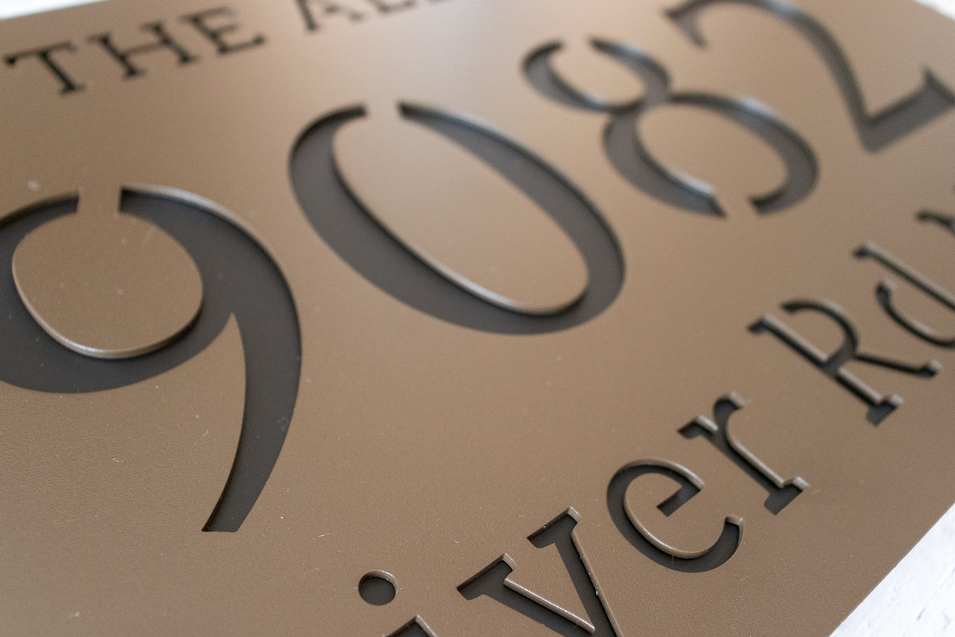 Custom 304 Stainless Steel Address Plaque Sign