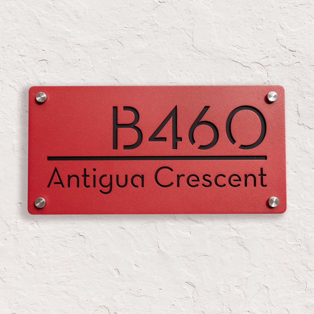 Custom 304 Stainless Steel Address Plaque Sign
