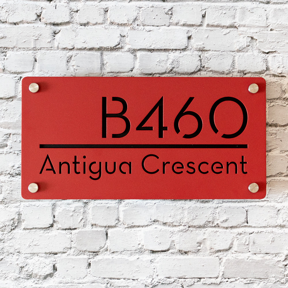 Custom 304 Stainless Steel Address Plaque Sign