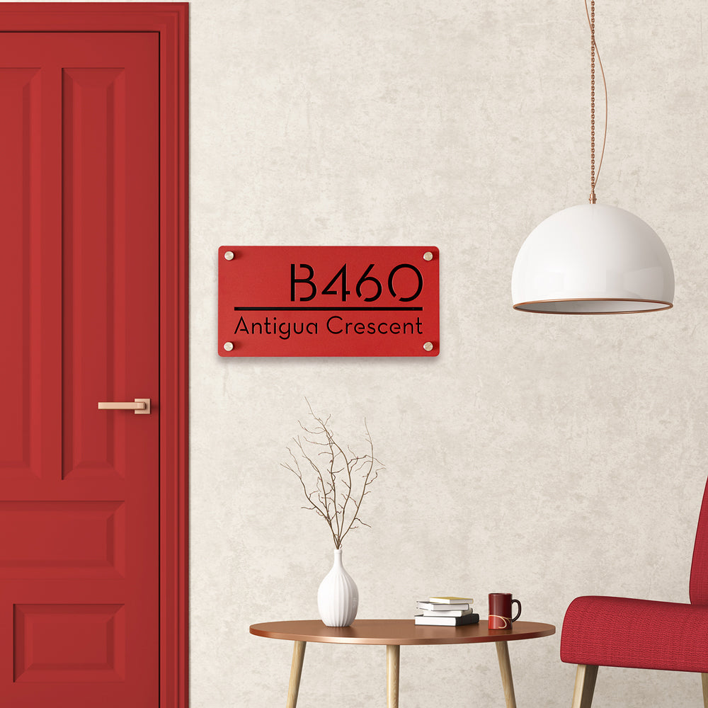 Custom 304 Stainless Steel Address Plaque Sign