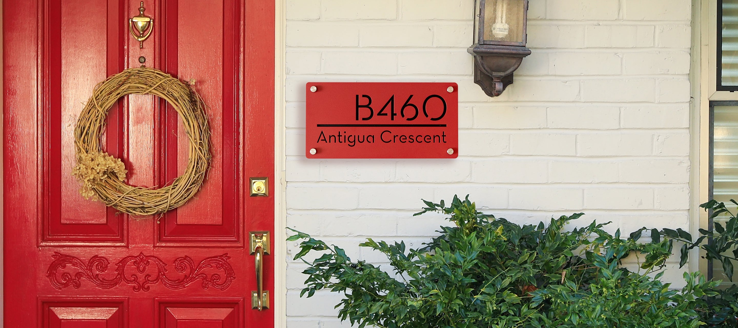 Stainless Steel Address Plaque