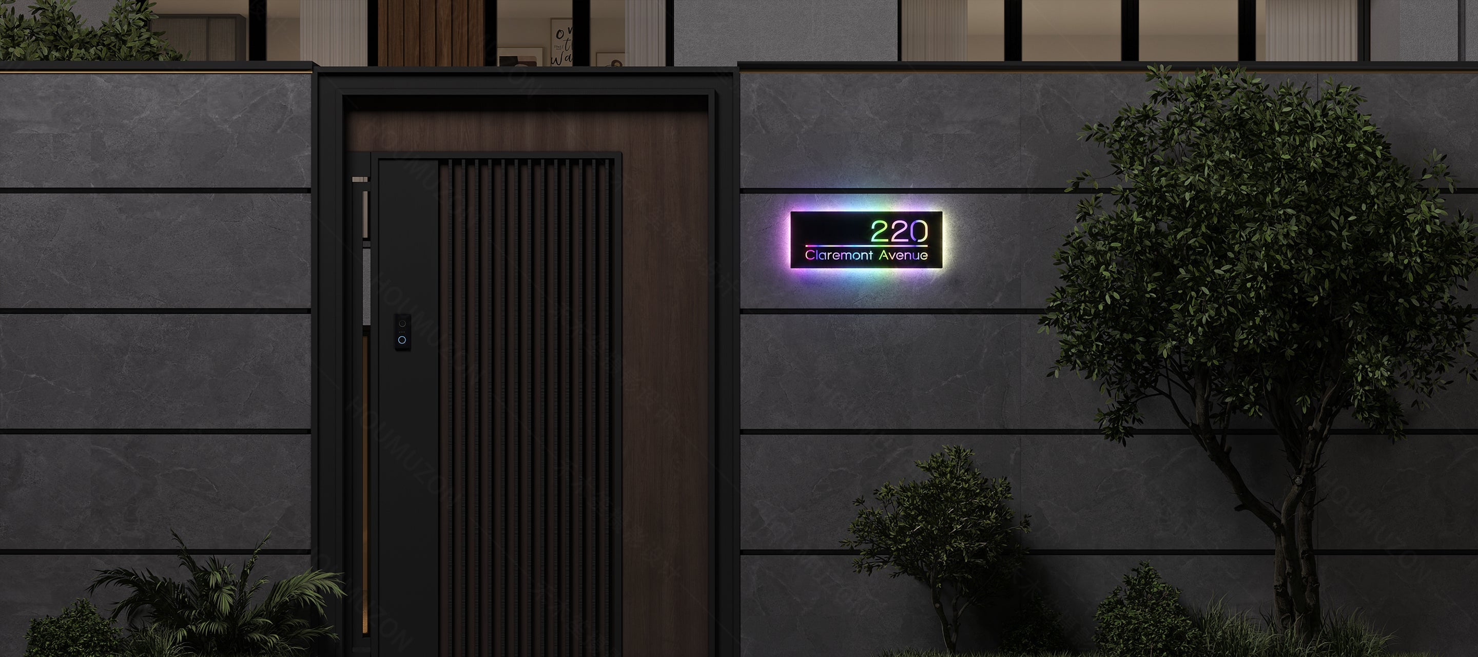 RGB HOUSE NUMBER