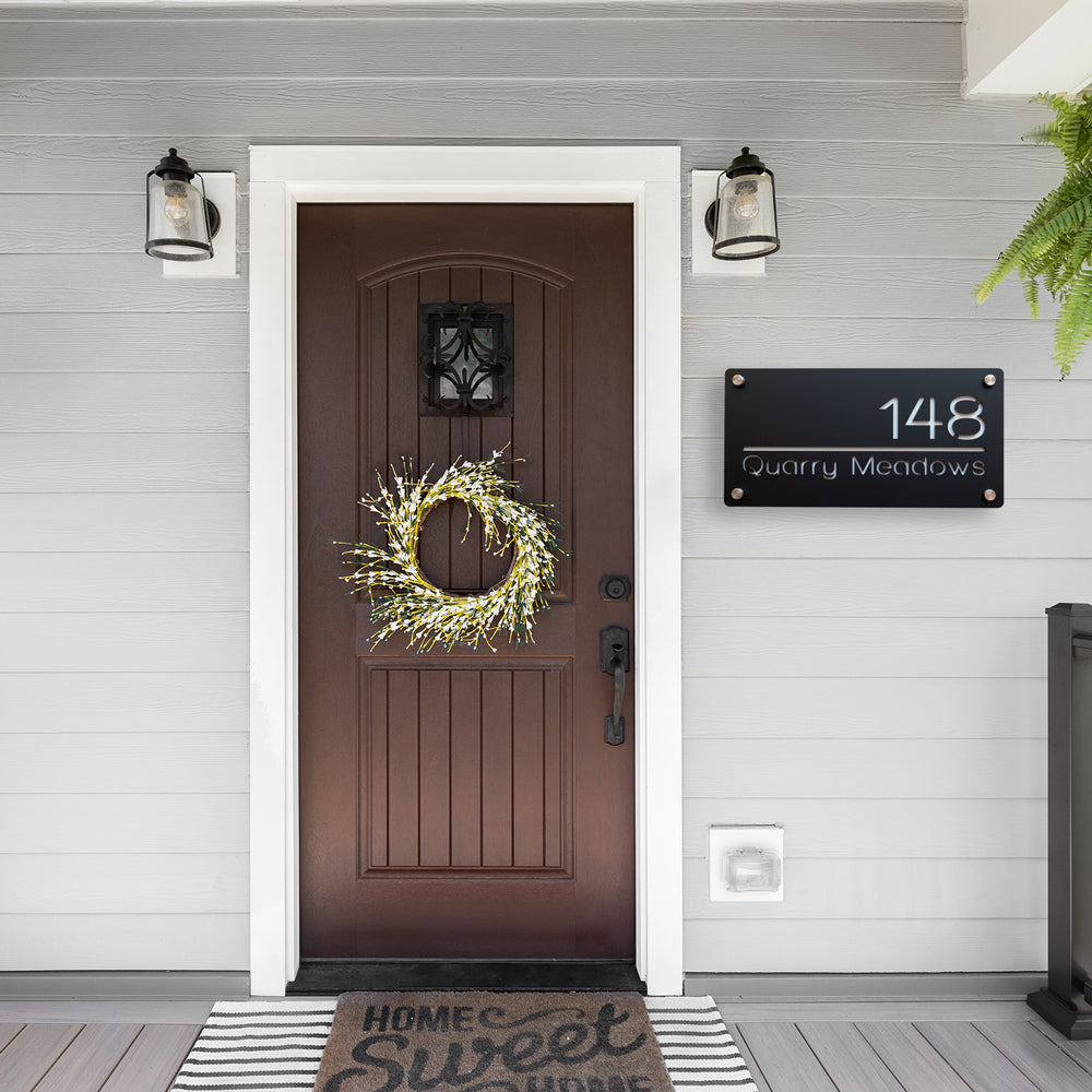 Custom Acrylic Address Sign – Modern House Number Plaque with Premium Finish