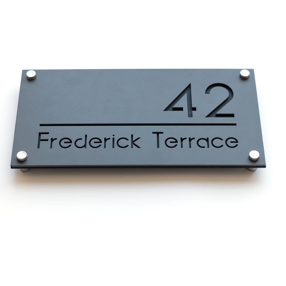 Custom 304 Stainless Steel Address Plaque Sign