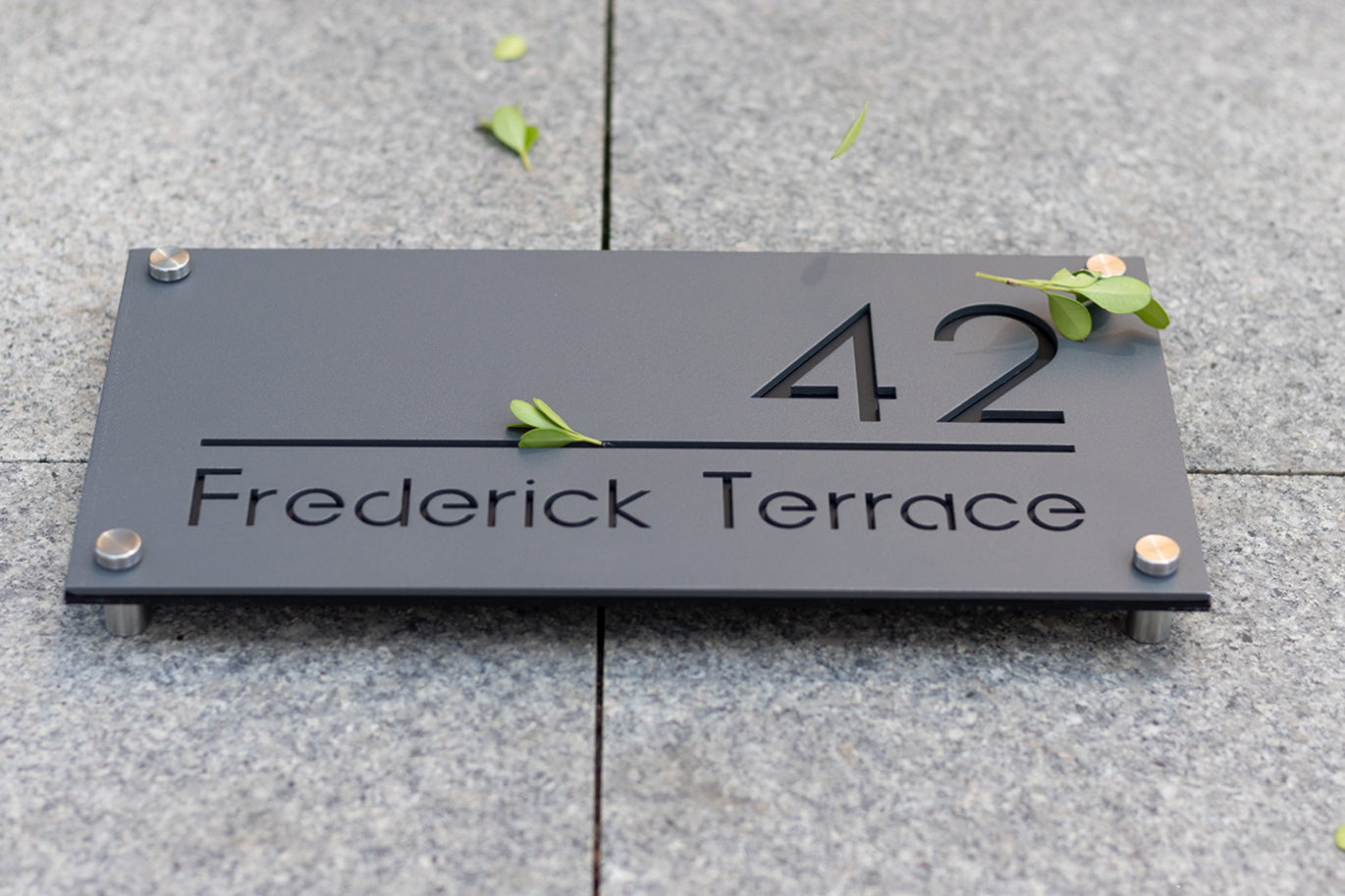 Custom 304 Stainless Steel Address Plaque Sign