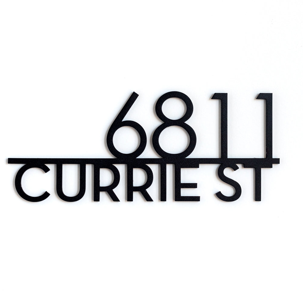 Custom 304 Stainless Steel House Number Sign – Modern Address Plaque for Home or Business