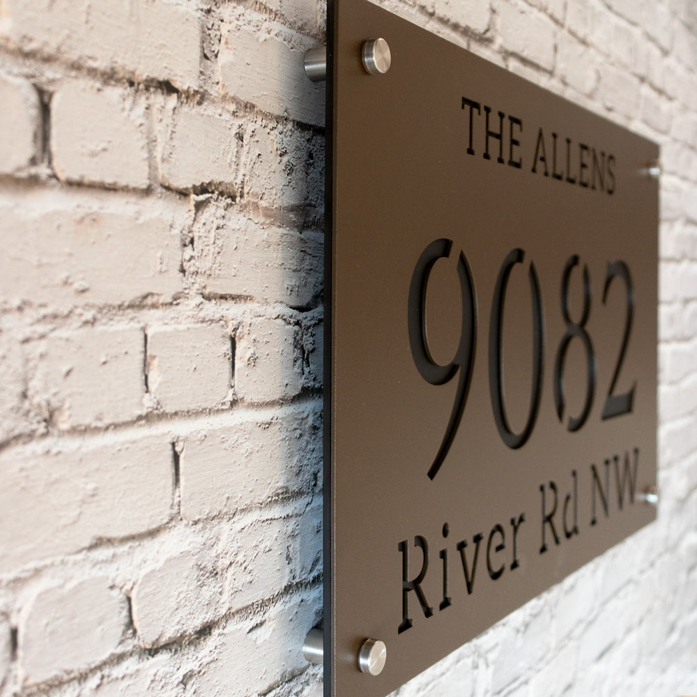 Custom 304 Stainless Steel Address Plaque Sign
