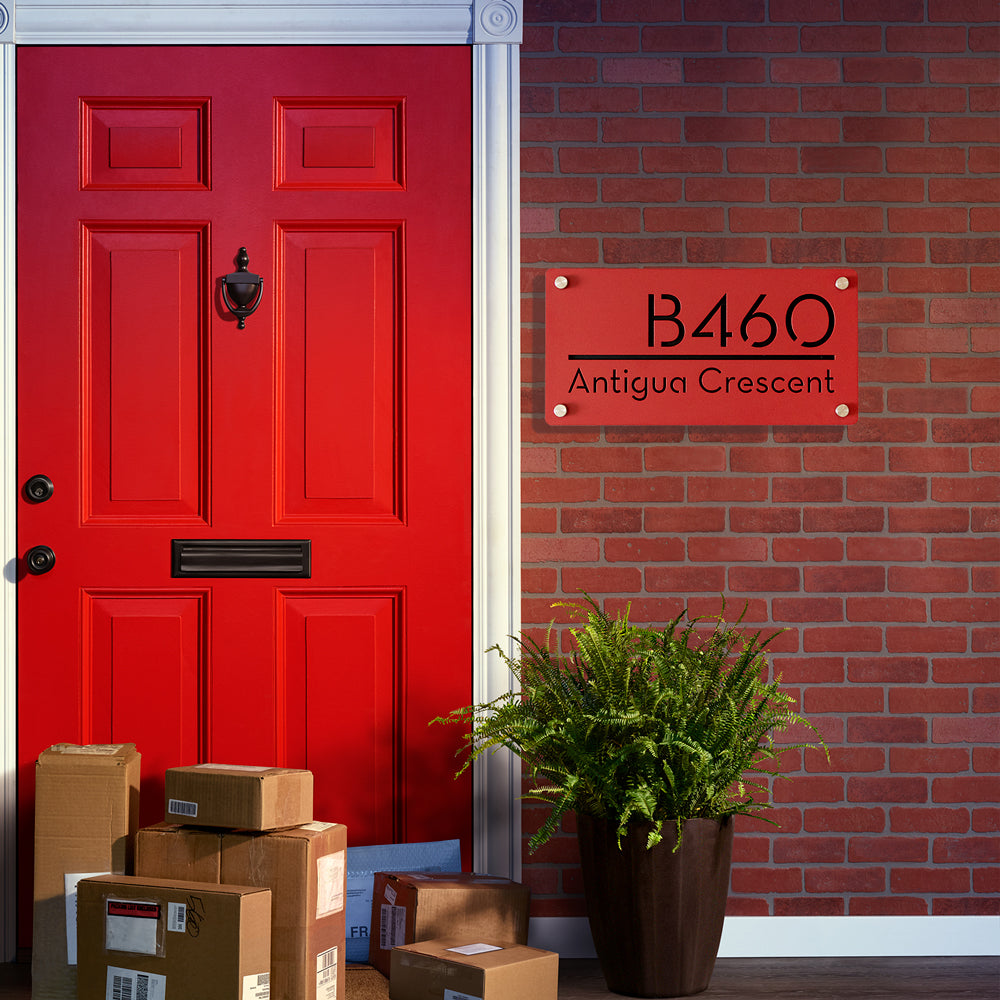 Custom 304 Stainless Steel Address Plaque Sign